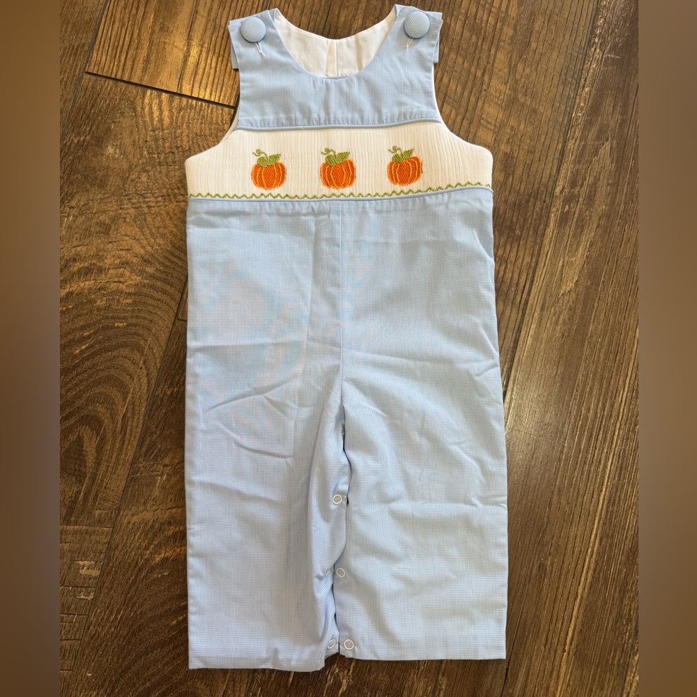 Three Sisters Longall with Pumpkin Smocking